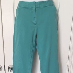 Dress Barn teal pants.